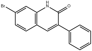 7-溴-3-苯基喹啉-2(1H)-酮 结构式