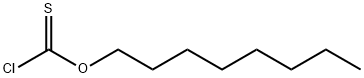 硫代氯甲酸-O-辛酯 结构式