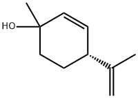 (4R)-1-甲基-4-(1-甲基乙烯)-2-环己烯-1-醇 结构式