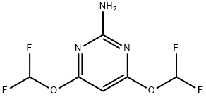 2-氨基-4,6-双(二氟甲氧基)嘧啶 结构式