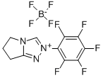 6,7-二氢-2-五氟苯基-5H-吡咯并[2,1-C]-1,2,4-三唑鎓四氟硼酸盐 结构式