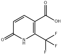 6-羟基-2-(三氟甲基)烟酸 结构式