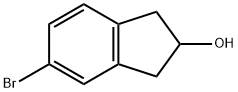 5-溴-2-茚满醇 结构式