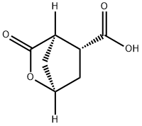 2-氧杂二环[2.2.1]庚烷-5-羧酸,3-氧代-,(1R,4R,5R)- 结构式