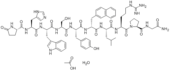 醋酸萘法瑞林 结构式