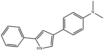 2-PHENYL-4-(P-DIMETHYLAMINOPHENYL)-PYRROLE 结构式