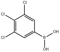 3,4,5-三氯苯硼酸 结构式