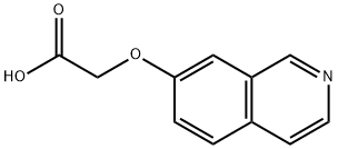 7-异喹啉氧基乙酸 结构式