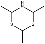 2,4,6-三甲基-1,3,5-二噻嗪烷 结构式