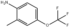 2-甲基-4-三氟甲氧基苯胺 结构式