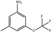 3-甲基-5-(三氟甲氧基)苯胺,JRD 结构式