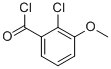 Benzoyl chloride, 2-chloro-3-methoxy- (9CI) 结构式