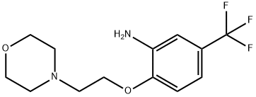 2-[2-(4-吗啉基)乙氧基]-5-(三氟甲基)-苯胺 结构式