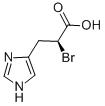 S-2-溴-4咪唑基丙酸 结构式