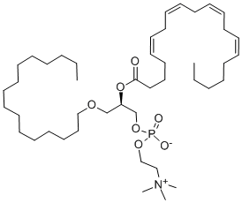 ArachidonoylPAFC-16(1-O-hexadecyl-2-Arachidonoyl-sn-glycero-3-Phosphocholine)