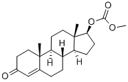 1-testosterone methyl carbonate 结构式