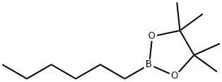 己基硼酸频哪酯 结构式