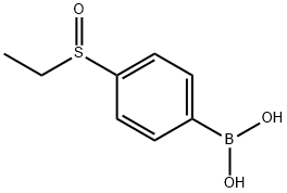 4-乙磺酰基苯硼酸 结构式
