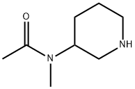 3-(N-ACETYL-N-METHYLAMINO)PIPERIDINE 结构式