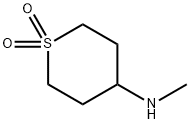 N-甲基四氢-2H-硫代吡喃-4-胺1,1-二氧化物盐酸盐 结构式
