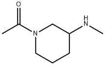 N-乙酰基-3-甲胺基哌啶 结构式