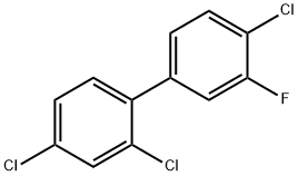 3'-FLUORO-2,4,4'-TRICHLOROBIPHENYL 结构式