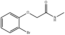 2-(2-溴苯氧基)-N-甲基乙酰胺 结构式