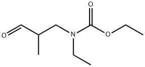 Carbamic  acid,  ethyl(2-methyl-3-oxopropyl)-,  ethyl  ester  (9CI) 结构式