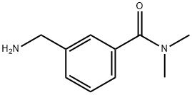 3-(氨甲基)-N,N-二甲基苯甲酰胺 结构式