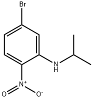 5-溴-N-异丙基-2-硝基苯胺 结构式