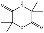 3,3,6,6-tetramethylmorpholine-2,5-dione 结构式