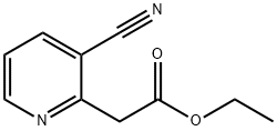 2-(3-氰基吡啶-2-基)乙酸乙酯 结构式