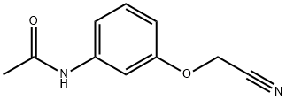 Acetamide,  N-[3-(cyanomethoxy)phenyl]- 结构式