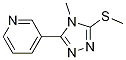 3-(4-Methyl-5-(methylthio)-4H-1,2,4-triazol-3-yl)pyridine