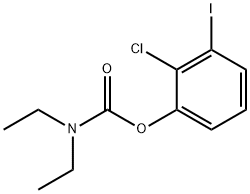 2-CHLORO-3-IODOPHENYL N,N-DIETHYLCARBAMATE 结构式