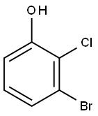 3-溴-2-氯苯酚 结构式