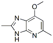 3H-Imidazo[4,5-b]pyridine,  7-methoxy-2,5-dimethyl- 结构式