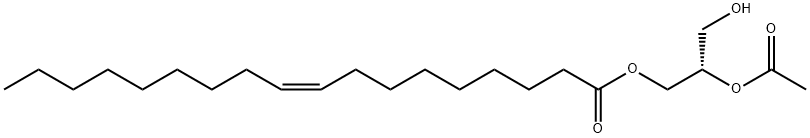 2-乙酰基-1-油酰基-SN-丙三醇 结构式