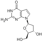 7-DEAZA-2'-脱氧鸟苷 结构式