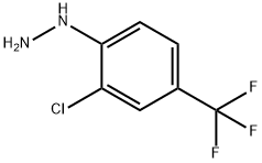2-氯-4-(三氟甲基)苯肼 结构式
