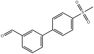 3-(4-Methanesulfonylphenyl)benzaldehyde 结构式