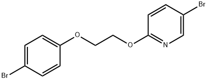 5-bromo-2-[2-(4-bromo-phenoxy)-ethoxy]-pyridine 结构式