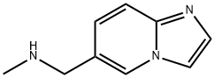 N-(IMIDAZO[1,2-A]PYRIDIN-6-YLMETHYL)-N-METHYLAMINE 结构式