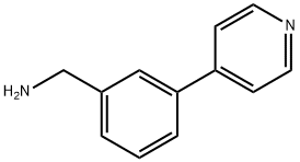 3-(4-吡啶基)苄胺 结构式
