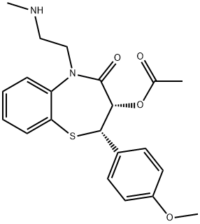 N-去甲盐酸地尔硫卓 结构式