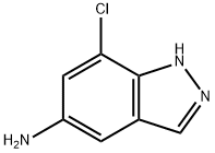 5-AMINO-7-CHLORO-1H-INDAZOLE 结构式