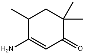 2-Cyclohexen-1-one,  3-amino-4,6,6-trimethyl- 结构式