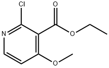 2-氯-4-甲氧基烟酸乙酯 结构式