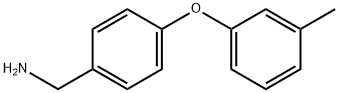 [4-(3-甲基苯氧基)苄基]胺 结构式