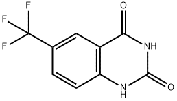 6-三氟甲基喹唑啉-2,4-二酮 结构式